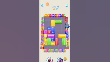 Color Blocks 3D Slide Puzzle - Level 72