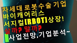 새 로봇수술 회사 바이캐어리스 서지컬 (Vicarious Surgical; RBOT; DEH) 상장! 언제 살까? 재무상태, 기업분석, 사업전망, TAM vs. ISRG, ASXC