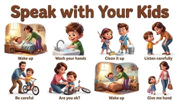Speak With Your Kids | 80 Daily Use Sentence | Easy English Speaking Practice for Kids