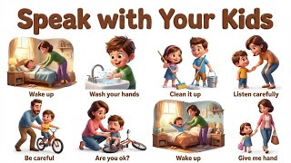 Speak With Your Kids | 80 Daily Use Sentence | Easy English Speaking Practice for Kids