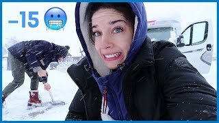 Norveçteki̇ Evi̇mi̇z Yolda Kaldik 2 İngi̇li̇z İle Karavan Hayati