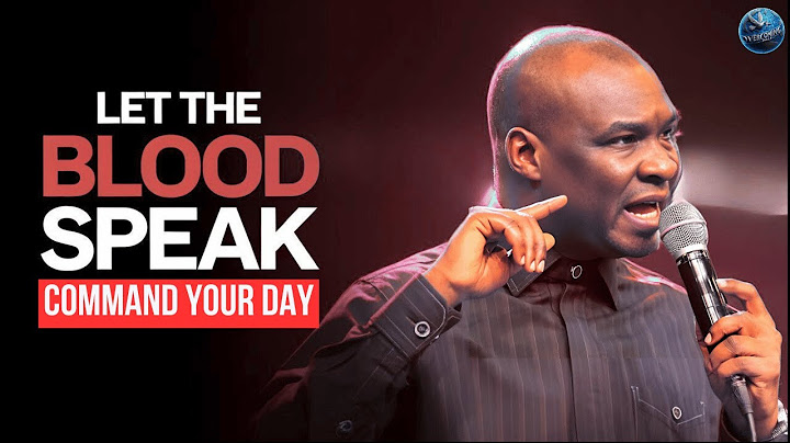 Command The Day: The Blood Is Speaking...But What Is It Saying About You? | Apostle Joshua Selman