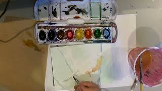 Watercolor Painting Demo- Bird