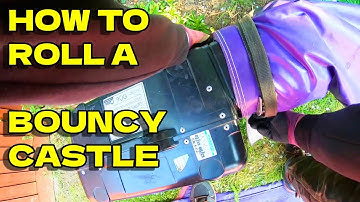 Best Way to Roll a Bouncy Castle with Slide: Tips and Techniques - Bouncy Castles Videos