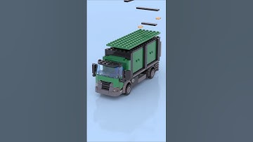 LEGO City Box Truck 📦💨 Blink and It’s Fully Built! 😱✨ #lego #legoshorts #legomoc #legoanimation