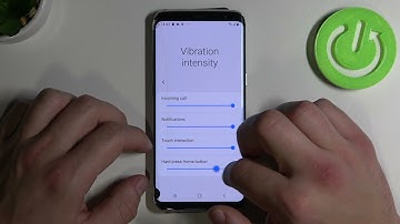 SAMSUNG Galaxy S8 and Vibration Mode - Change Vibration Intensity