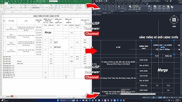 Lisp chuyển đổi từ Excel sang AutoCAD 2acad | Import table from Excel | AutoLISP Reviewer