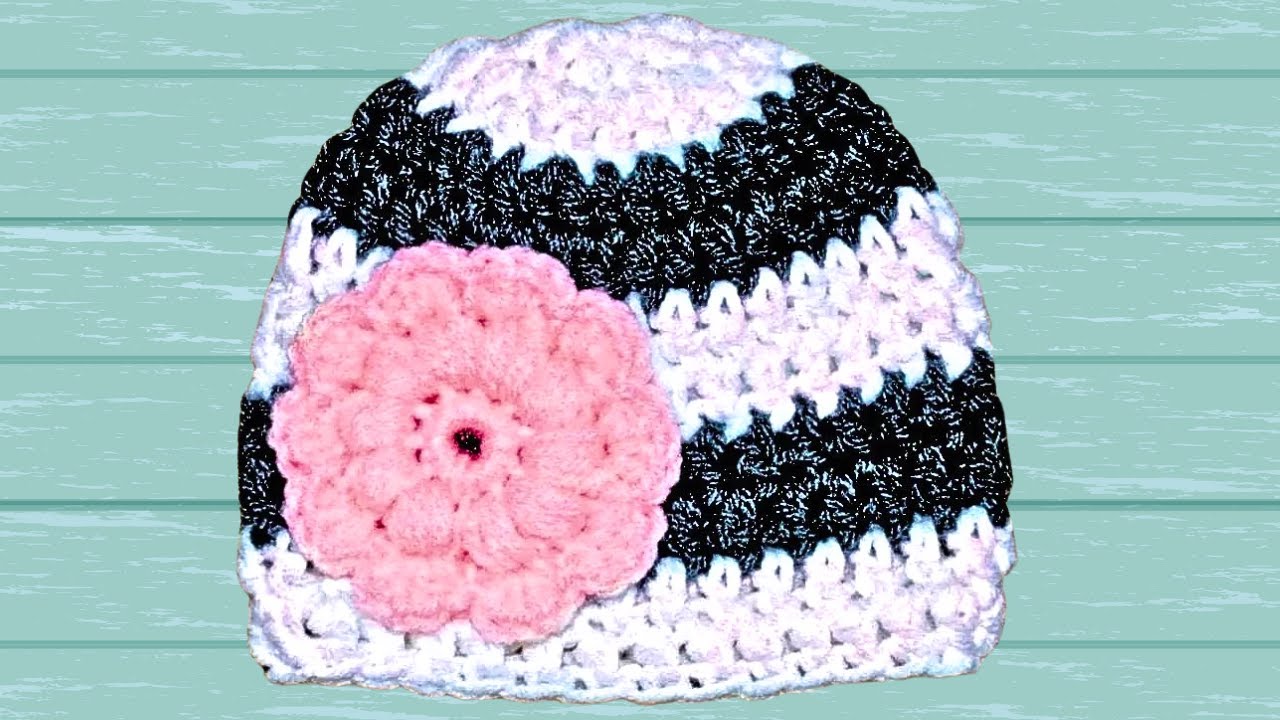 Crochet Baby Hat Tutorial for Beginners | DIY Crochet Beanie