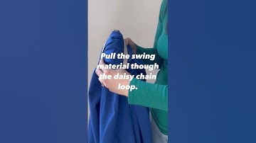 The correct way to tie the fabric of your sensory swing