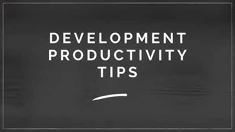 Productivity tips: Terminal: alias and shell function