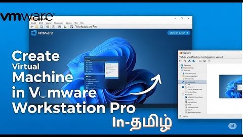 Create Virtual Machine in VMware workstation pro and install windows server 2016 OS -in Tamil