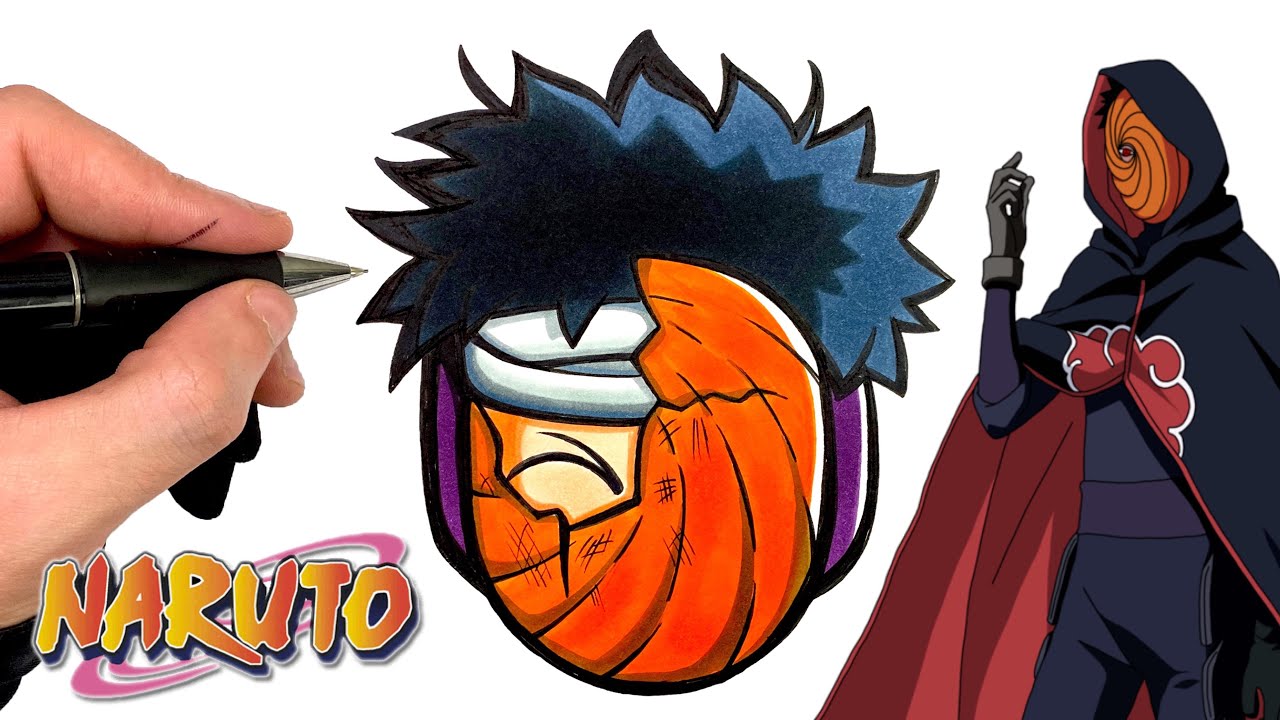 TUTO DESSIN OBITO UCHIWA COLORATION - NARUTO - YouTube