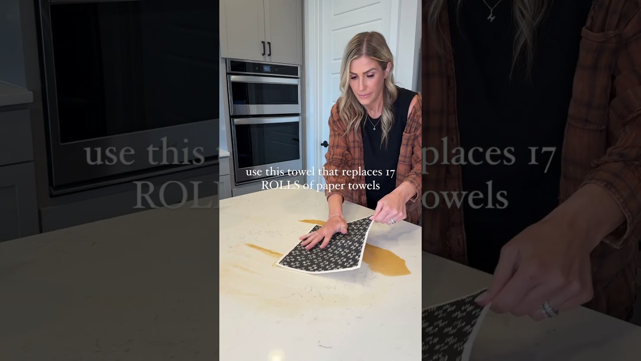 These reusable towels are a GAME CHANGER! 🙌💦 