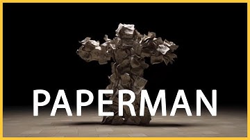 PaperMan Effect in Houdini Tutorial
