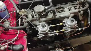 Triumph GT6 MK1, carbs rebuilt and bell stainless twin exit exhaust fitted