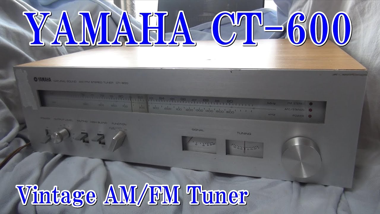 レトロチューナー:YAMAHA CT-600 - YouTube