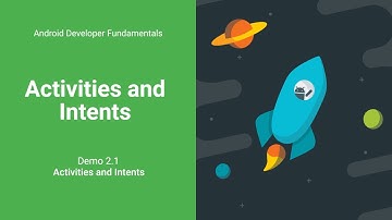 Activities and Intents DEMO (Android Development Fundamentals, Unit 1: Lesson 2.1)