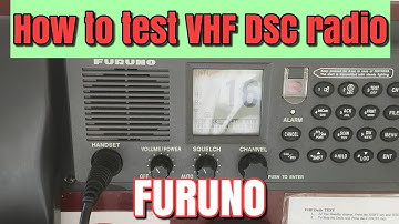 How to test VHF DSC radio