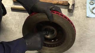 How to replace wheel bearing races