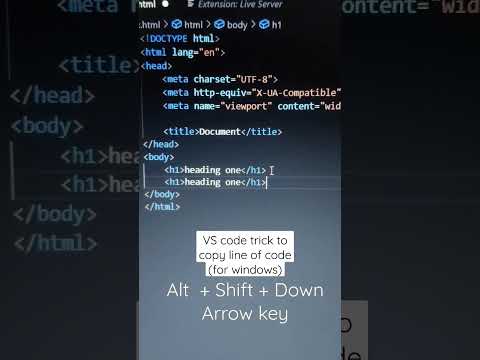 VS Code Trick