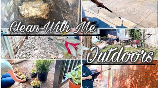 Extreme Outdoor Cleaning Motivation Clean With Me Actual Mess 2020 Satisfying Cleaning Video