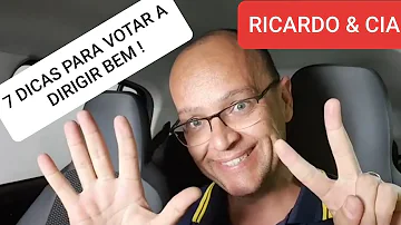 Como faço para voltar a dirigir?