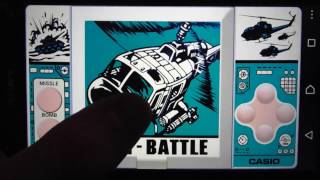 Heli-Battle, Casio, ANDROID, 1987, LCD, Model# CG-370, emulator,free app,game & watch,handheld,retro screenshot 1