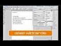 GREP in InDesign: Using Wildcards