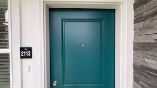 Water’s Edge 2 Bed, 2.5 Bath Townhome Floor Plan [Apt. 2113 in this video]