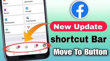 facebook shortcut bar settings |facebook menu bar up down | Facebook new shortcut Update 2023
