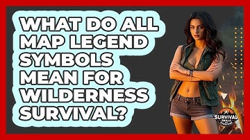 What Do All Map Legend Symbols Mean For Wilderness Survival? - Survival Skills for Everyone