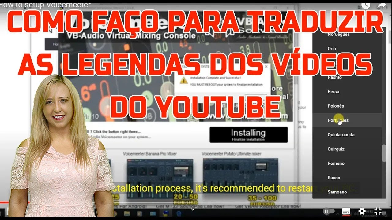 Como Fa o Para Traduzir As Legendas Dos V deos Do Youtube YouTube