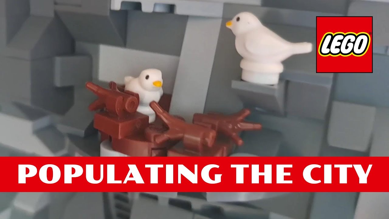 LEGO Rock Wall, Tunnel & Populating My City (Spooky Update?)