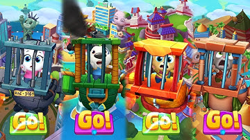 Talking Tom Hero Dash - Hero BEN Discover All Color Heroes Outfits - Defeated Raccoons Bosses