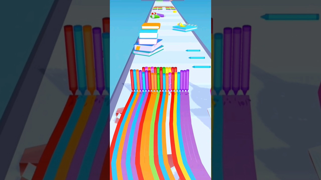 Color Pencil Run 3d 