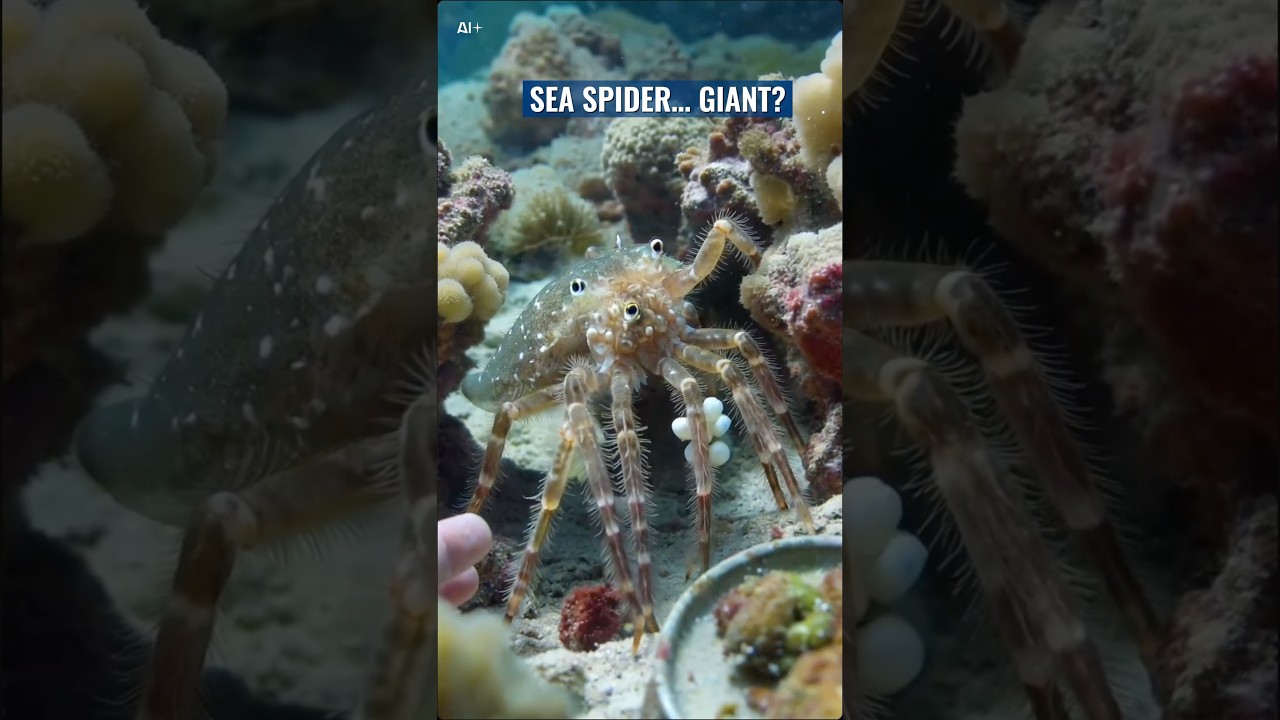 Sea Spiders: Polar Giants with Eggs on Legs | Pycnogonids Explained 