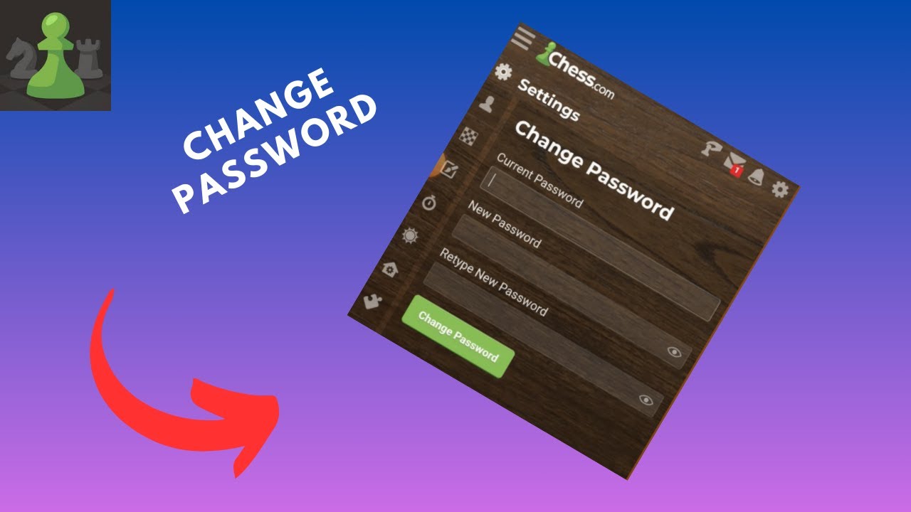 how to change chess password - YouTube