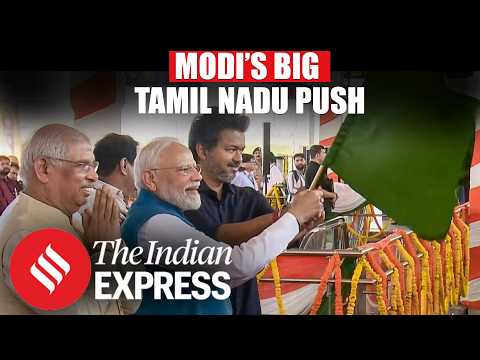 PM Modi Launches Projects Worth ₹13,000 Crore in Tamil Nadu, Addresses Public Meeting