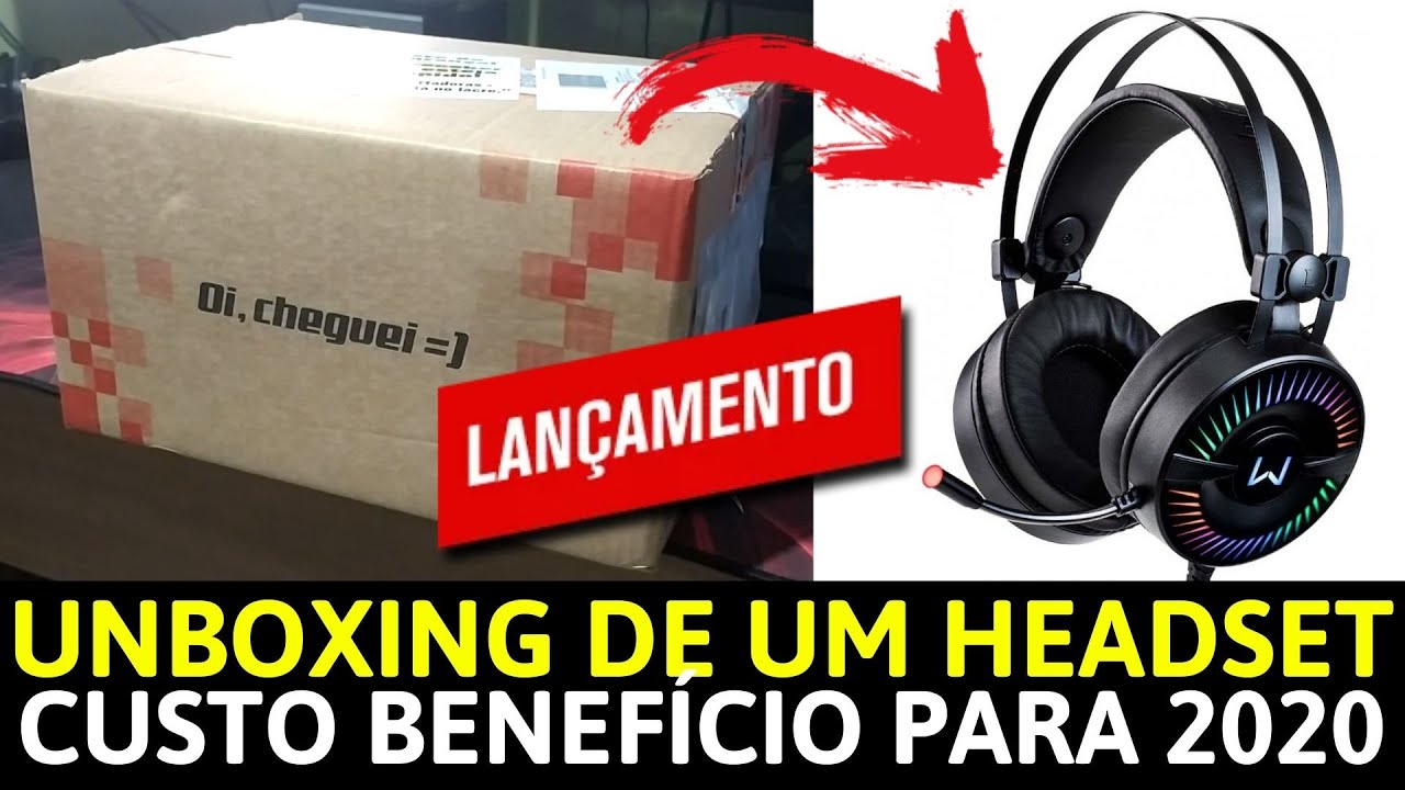 UNBOXING HEADSET WARRIOR FLAMMA PH 306 RGB | IMPRESSÃO INICIAL SOBRE A  CONSTRUÇÃO (CUSTO BENEFÍCIO) - YouTube