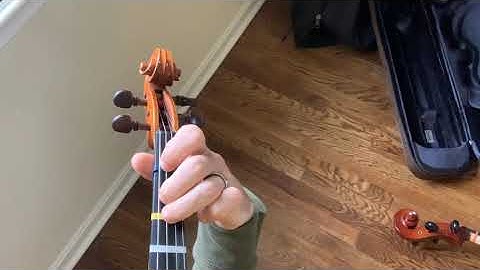 1 Octave C Major Scale - Viola - Explanation