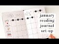 January Reading Journal Set-Up | JOURNAL WITH ME