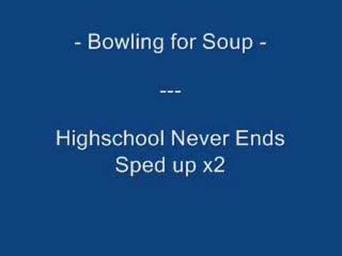 Highschool Never Ends - Sped up x2