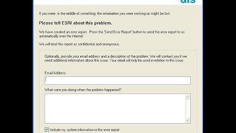 ArcGIS Desktop has encountered a serious application error and is unable to continue in Urdu/Hindi