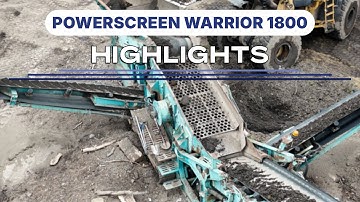 POWERSCREEN WARRIOR 1800 | Demo Highlight Video