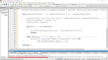 10  Demonstration Guess the Number