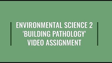 RAG 322 BUILDING PATHOLOGY