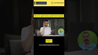How to get more calls from naukri