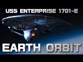 ENTERPRISE 1701 E AMBIENT ORBIT / DEEP STARSHIP ENGINE AND BRIDGE SOUNDS / STAR TREK SCIFI ASMR 