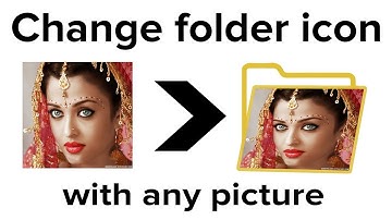 Change folder icon with any picture || KB Tech