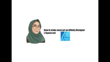 How to make vexel art on Affinity Designer  (/Speed art)